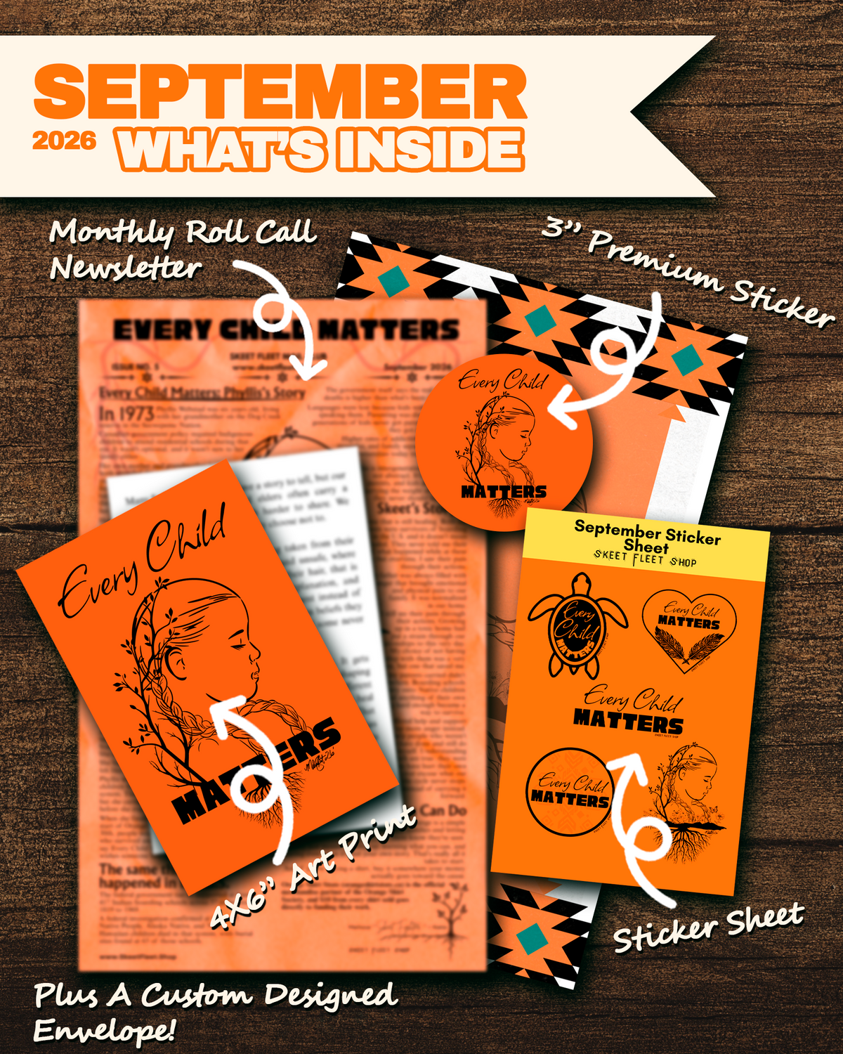 Skeet Fleet Mail Club | Monthly Subscription